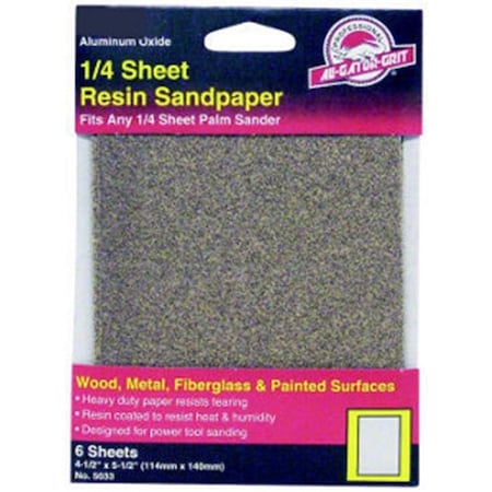 Ali Ali Industries 5033 60Grit Aluminum Oxide 0.25 Sheet 9431933